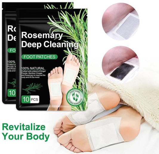 🌿 GingerBamboo Herbal Foot Detox Patches | Stress Relief & Wellness Therapy