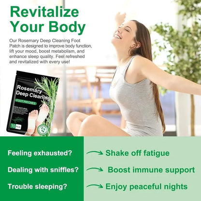 🌿 GingerBamboo Herbal Foot Detox Patches | Stress Relief & Wellness Therapy